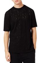 Men's Topman Ripped Oversize T-shirt