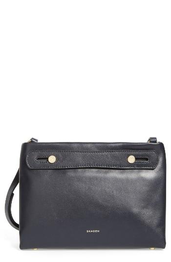 Skagen Mini Mikkeline Leather Satchel -