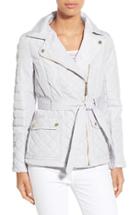 Women's Kensie Asymmetrical Quilted Jacket - Blue