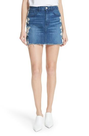 Women's 3x1 Nyc Celine Distressed Denim Skirt