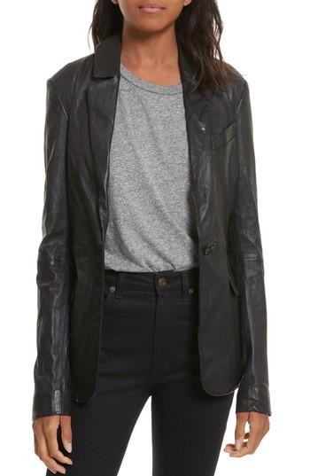 Women's Tracy Reese Leather Jacket