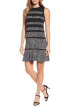 Women's Michael Michael Kors Cheetah Panel Dress - Black