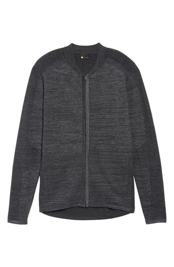 Men's Zella Tech Sweater Baseball Jacket