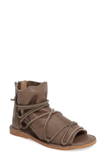 Women's Baske California Lola Peep Toe Bootie M - Beige