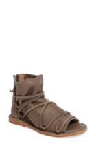 Women's Baske California Lola Peep Toe Bootie M - Beige