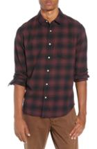 Men's Life/after/denim Lumberjack Plaid Fit Sport Shirt, Size Large - Red
