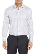Men's English Laundry Regular Fit Plaid Dress Shirt .5 - 32/33 - Grey