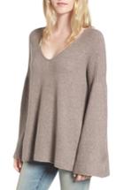Women's Hinge Bell Sleeve Sweater, Size - Pink