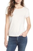 Women's James Perse Zig Zag Classic Tee - White