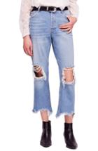 Women's We The Free By Free People Maggie Ripped Crop Straight Leg Jeans