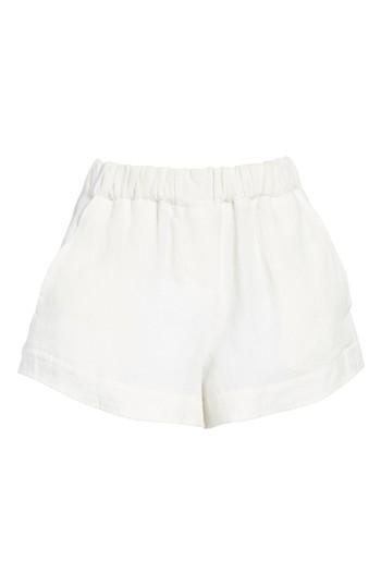 Women's Simon Miller Nyssa Linen Shorts - Ivory