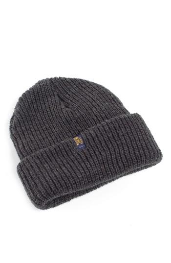 Men's Wood & Faulk Knit Cap - Grey