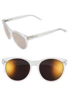 Women's Ted Baker London 54mm Retro Sunglasses - Crystal White