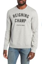 Men's Reigning Champ Gym Logo Sweatshirt - Grey
