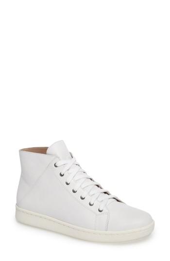 Women's Eileen Fisher Game High Top Sneaker .5 M - White