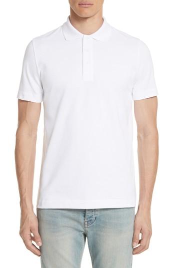 Men's Loewe Anagram Polo - White