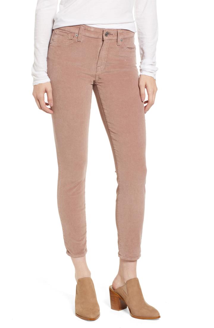Women's Lucky Brand Ava Skinny Ankle Corduroy Pants
