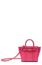 Mulberry Micro Bayswater Leather Satchel - Pink