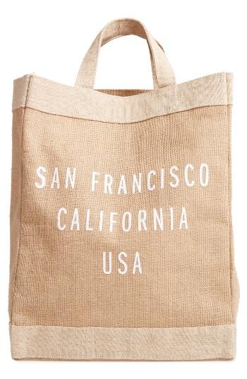 Apolis San Francisco Simple Market Bag - Brown