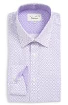 Men's Ted Baker London Trim Fit Solid Dress Shirt 32/33 - Purple