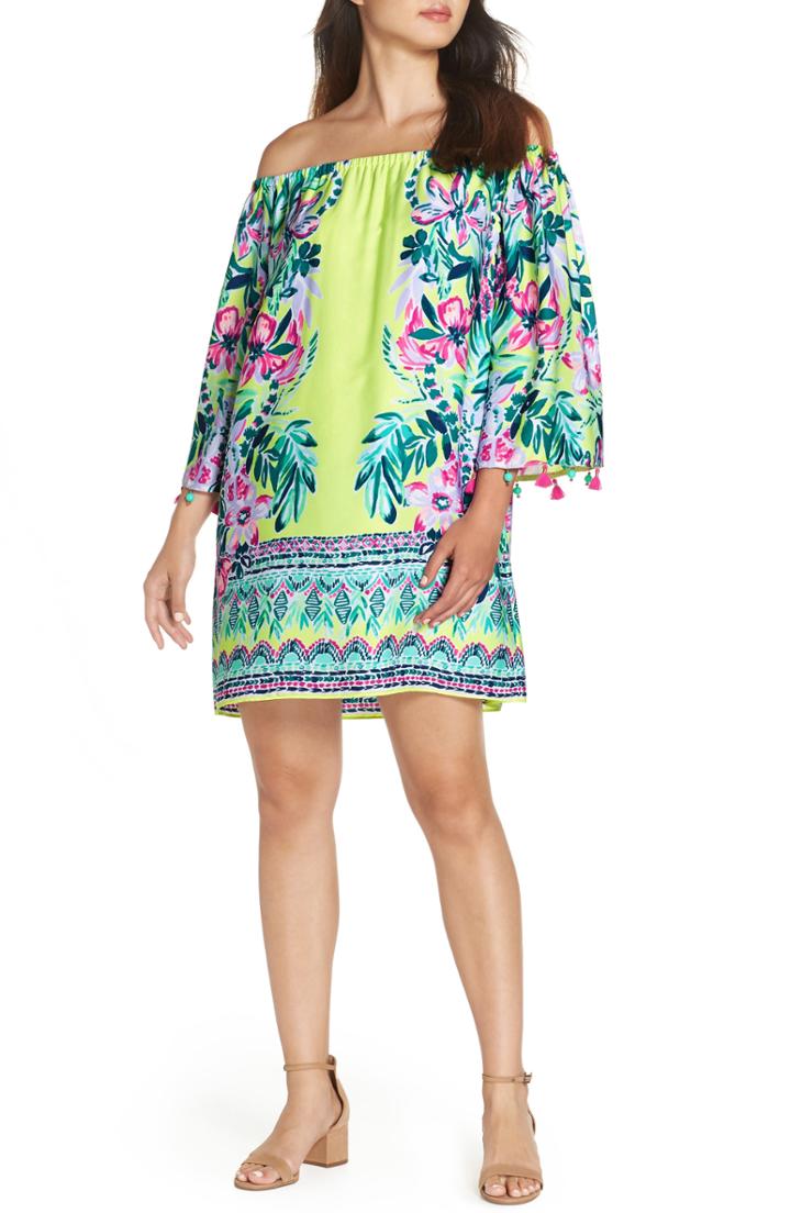 Women's Matthew Christopher Antoinette Off The Shoulder A-line Gown