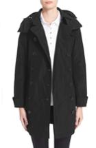 Women's Burberry Balmoral Packable Trench - Black