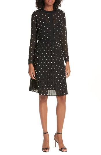Women's Maje Printed Fit & Flare Dress