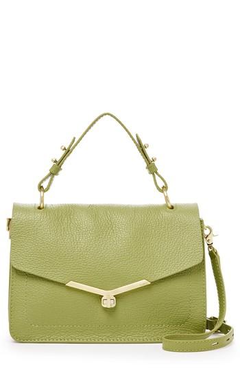 Botkier Vivi Calfskin Leather Satchel - Green