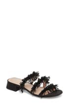 Women's Cecelia New York Fes Embellished Slide Sandal .5 M - Black
