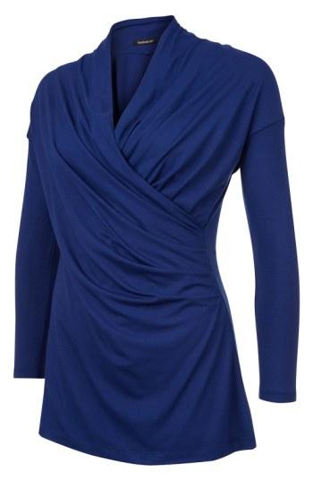 Women's Isabella Oliver 'avebury' Maternity/nursing Top - Blue