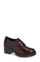 Women's Jane And The Shoe Lennox Derby .5 M - Burgundy