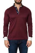Men's Maceoo Long Sleeve Polo (s) - Red