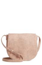 Sole Society Livvy Faux Leather Crossbody Saddle Bag -