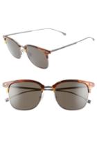 Men's Boss 53mm Special Fit Semi Rimless Sunglasses - Brown Horn