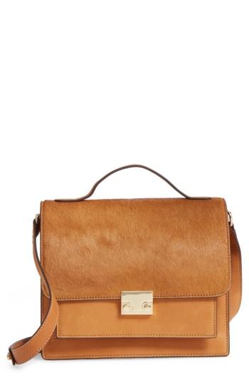 Loeffler Randall Minimal Rider Satchel - Brown
