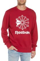 Men's Reebok Classic Big Starcrest Logo Sweatshirt - Red
