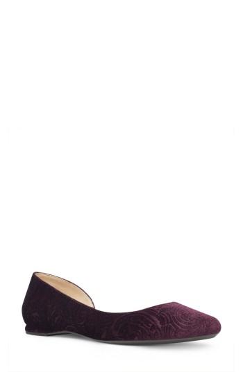 Women's Nine West Spruce D'orsay Flat M - Purple