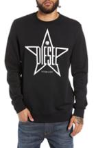 Men's Diesel S-gir-ya Graphic Sweatshirt - Black
