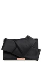 Ted Baker London Fefee Satin Knotted Bow Clutch -