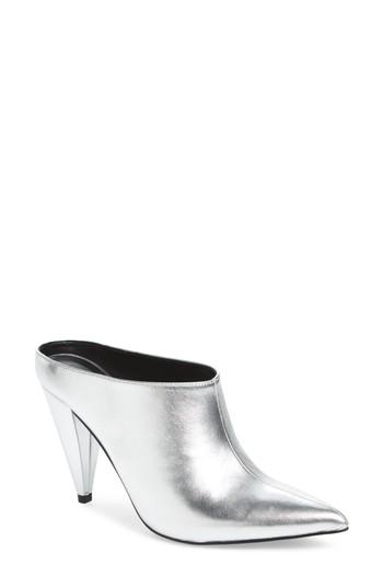 Women's Marc Fisher Ltd Harlie Pointy Toe Mule M - Metallic