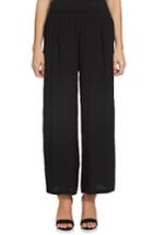 Women's 1.state Crepe Culottes, Size - Black