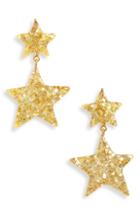 Women's Madewell Glitter Star Statement Earrings