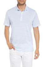 Men's Johnnie-o Myers Regular Fit Stripe Prep-formance Polo, Size - White