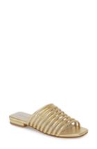 Women's Vagabond Becky Slide Sandal Us / 36eu - Metallic