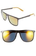 Men's Carrera Eyewear 58mm Mirrored Retro Sunglasses - Matte Dark Ruthenium/ Gold