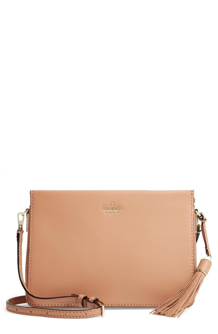 Kate Spade New York Kingston Drive - Naomi Leather Crossbody Bag - Beige