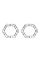Women's Carriere Diamond Hexagon Stud Earrings (nordstrom Exclusive)