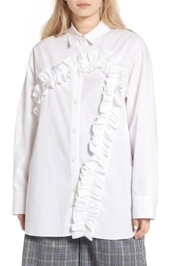 Women's J Koo Ruffle Blouse