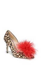 Women's Sam Edelman Haide Feather Pompom Pump M - Brown