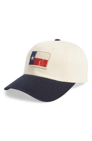 Men's American Needle Badger Slouch - Texas Baseball Cap - Ivory